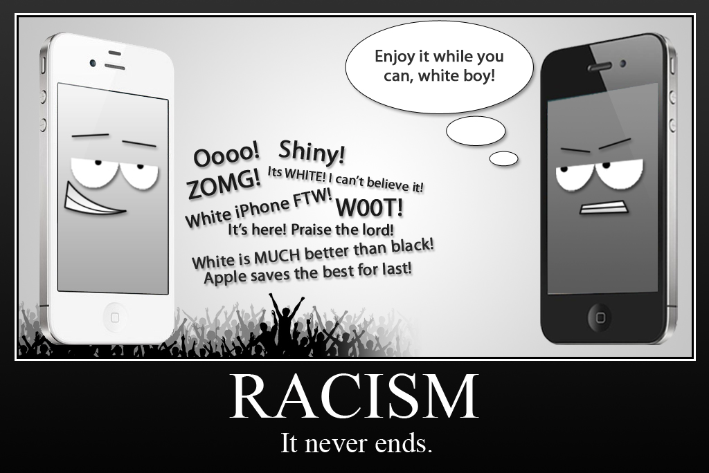 Black And White 4. Black vs White iPhone 4